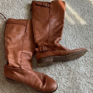 J. Crew Brown Leather Riding Boots